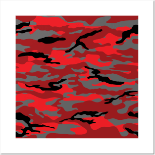 Camo Seamless Pattern Posters and Art